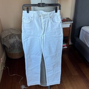 Rag and Bone Harlow mid rise ankle straight leg jeans